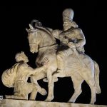 انتقال موقت مجسمه والرین به کارگاه زیباسازی منطقه ۹ برای انجام مرمت