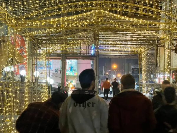 اجرای تونل نوری در خیابان ستارخان به مناسبت اعیاد شعبانیه