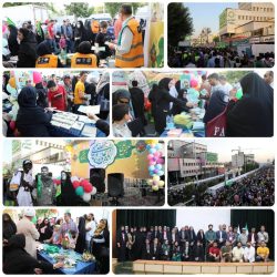 حضور بی نظیر شهروندان در مهمانی ۱۰کیلومتری عید غدیر