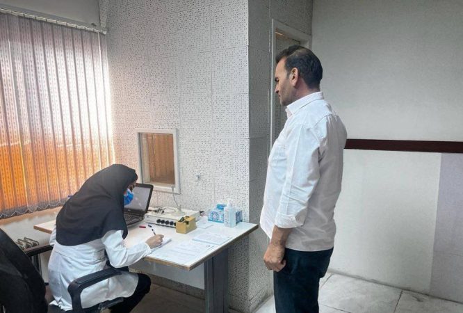 بررسی سلامت ۷۰۰ نفر از کارگران معاونت خدمات شهری و محیط زیست منطقه ۱۳ بررسی سلامت ۷۰۰ نفر از کارگران معاونت خدمات شهری و محیط زیست منطقه ۱۳