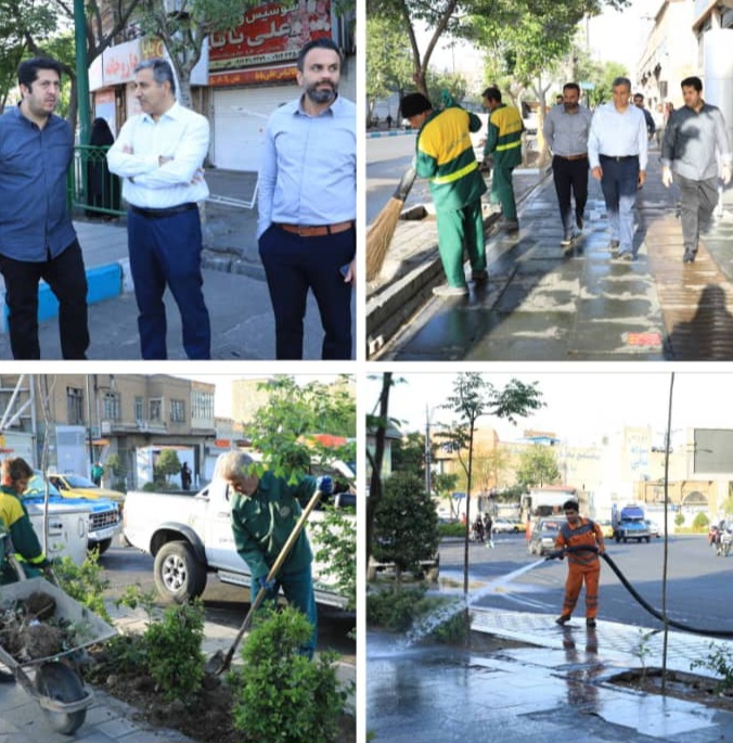 خیابان مولوی مرکزی در طرح نگهداشت شهر آراسته شد