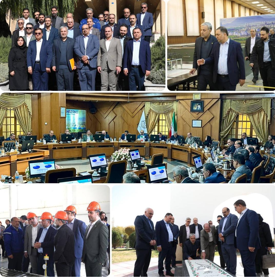 حضور راهبردی هیات پالایشگاه نفت تهران و ارزیابی پیشرفتها حضور راهبردی هیات پالایشگاه نفت تهران و ارزیابی پیشرفتها