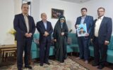 دیدار عضو هیات‌مدیره صندوق قرض‌الحسنه شاهد با خانواده همکار فقید در استان مازندران