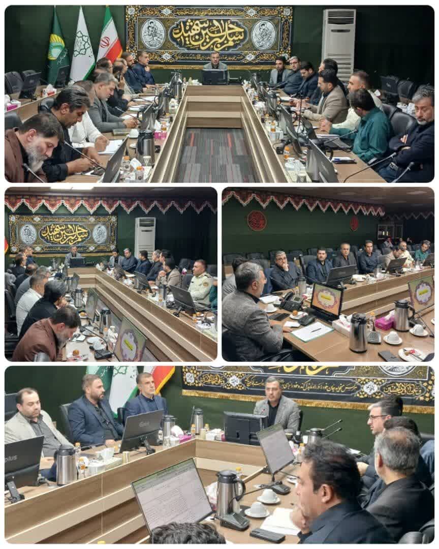 برگزاری جلسه هماهنگی ستاد راهپیمایی جاماندگان اربعین در قبله تهران برگزاری جلسه هماهنگی ستاد راهپیمایی جاماندگان اربعین در قبله تهران