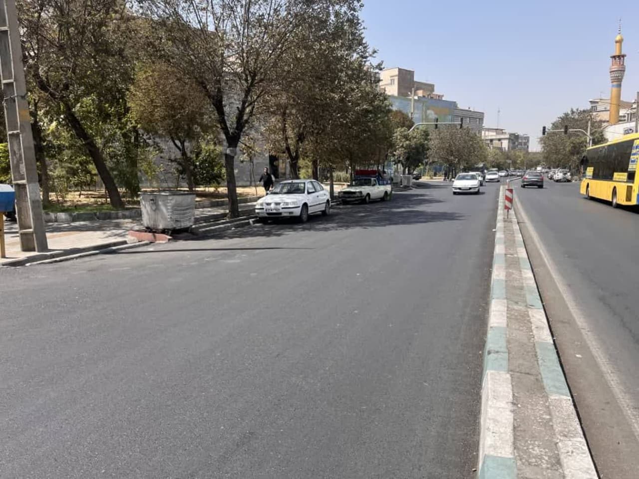 بهسازی خیابان میثاق با صرف ۴۲۰ تن آسفالت بهسازی خیابان میثاق با صرف ۴۲۰ تن آسفالت