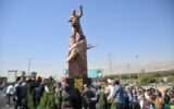 نصب تندیس شهید بابایی در ورودی تهران، پاسداشت قهرمانان همیشه زنده