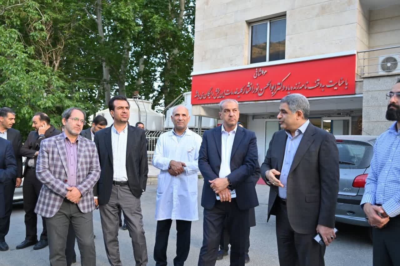 همکاری دو جانبه جهت بهبود خدمات در بیمارستان نورافشار و مدیریت بحران