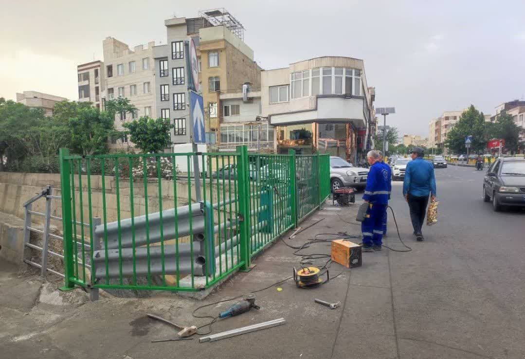 مسیل منوچهری در منطقه13 ایمن تر می شود مسیل منوچهری در منطقه13 ایمن تر می شود