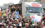 پردیس فرهنگی منطقه۱۳ در مراسم تشییع شهدای اقتدار برپا شد / استقبال از ایستگاه دلنوشته به رهبر انقلاب