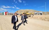 بازدید مدیرعامل سازمان منطقه آزاد ماکو از پروژه بزرگ لجستیکی در بازرگان